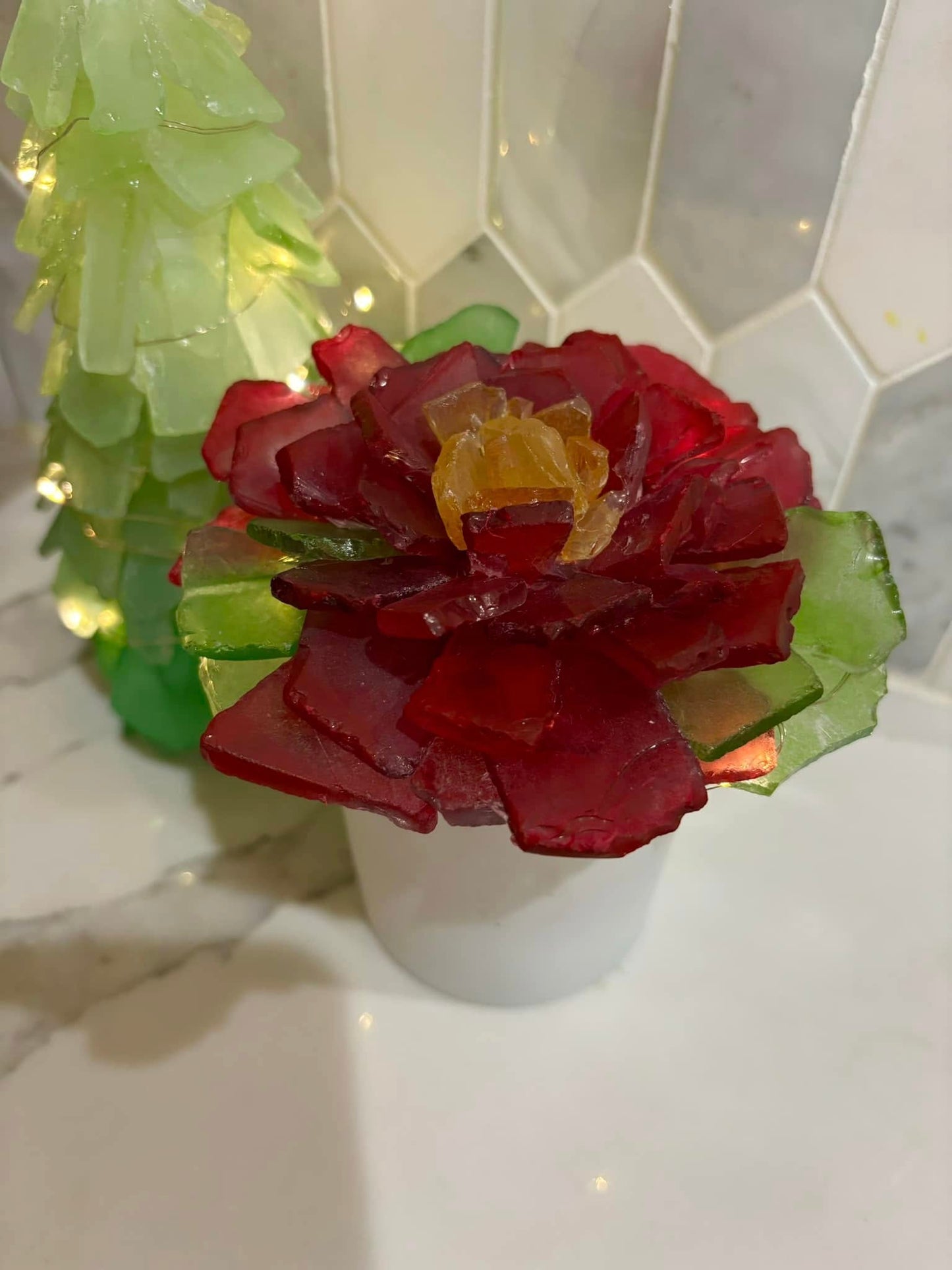 11/30/2025 (1:00pm) Tumbled Sea Glass Trees - HOLIDAY themed