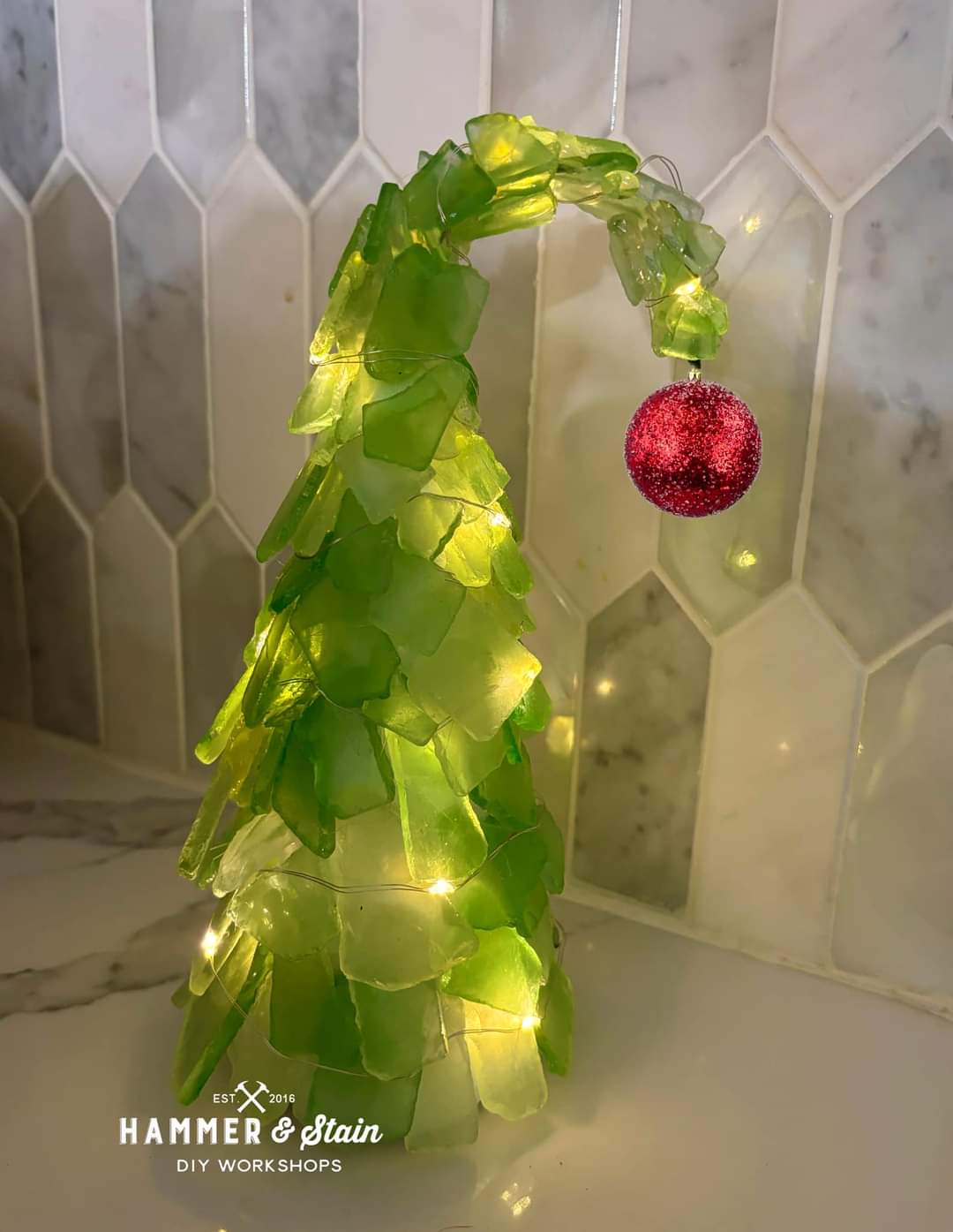 11/16/25 (1:00 - 3:00pm) Holiday Sea Glass Trees (Off-Site - Terra Nonno Winery)