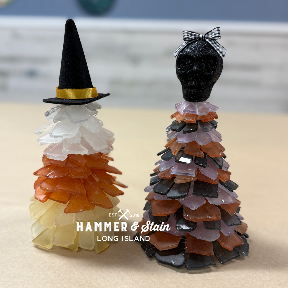 10/02/25 (6:30-8:30pm) All Things Spooky Sea Glass Trees (Off-Site - White Horse)