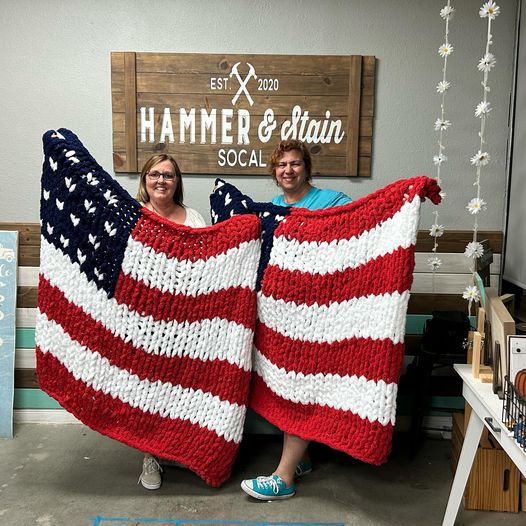 05/18/25 (2:00PM) Patriotic Blankets!! (Chunky Yarn)