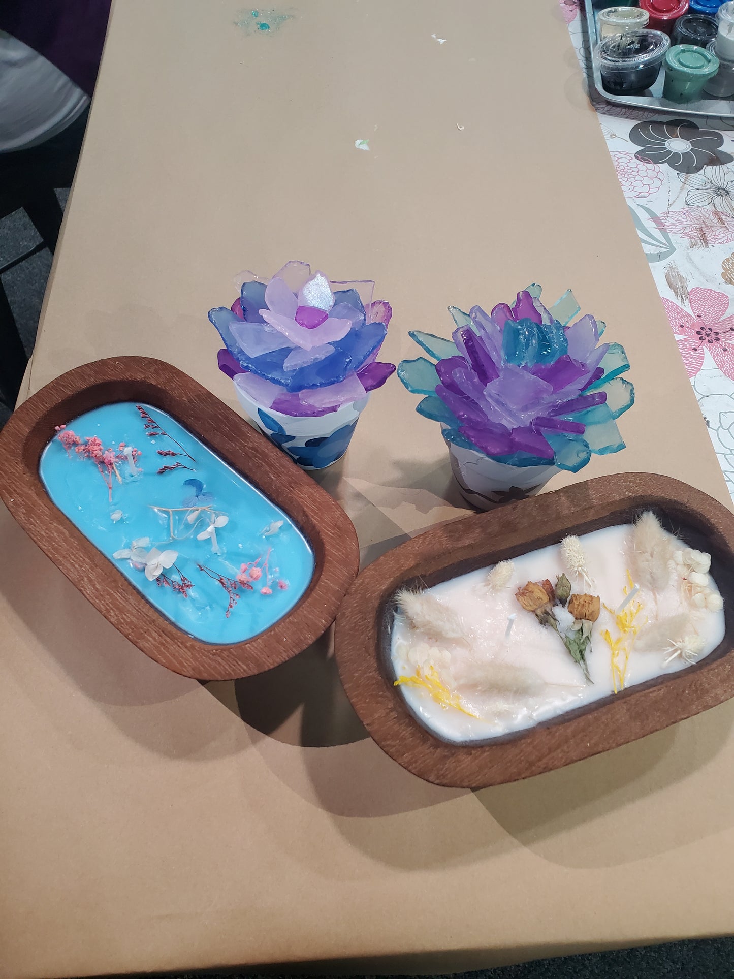 06/13/2026 (11 am) Candle Bowl & Sea Glass Succulent