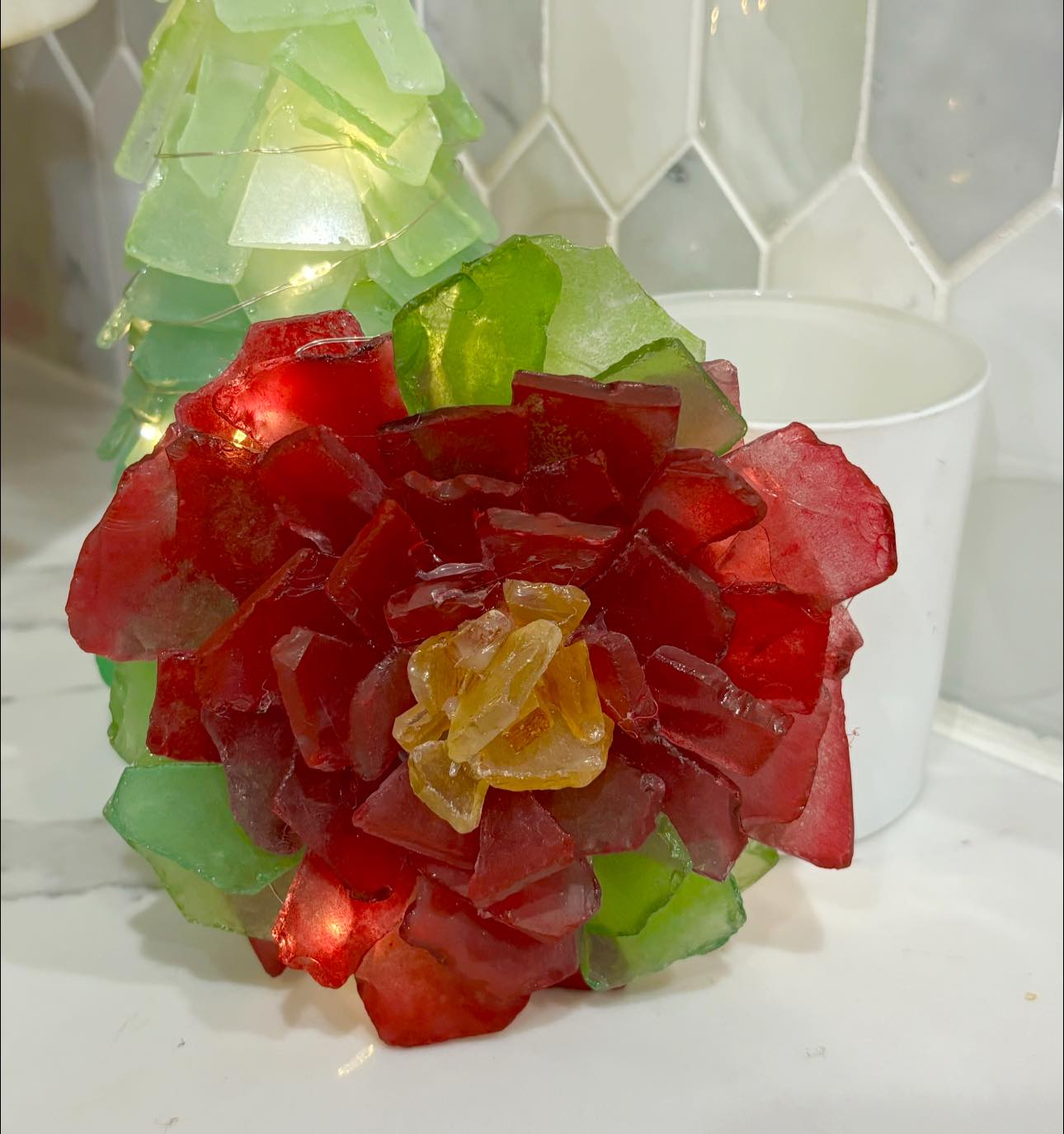 11/30/2025 (1:00pm) Tumbled Sea Glass Trees - HOLIDAY themed