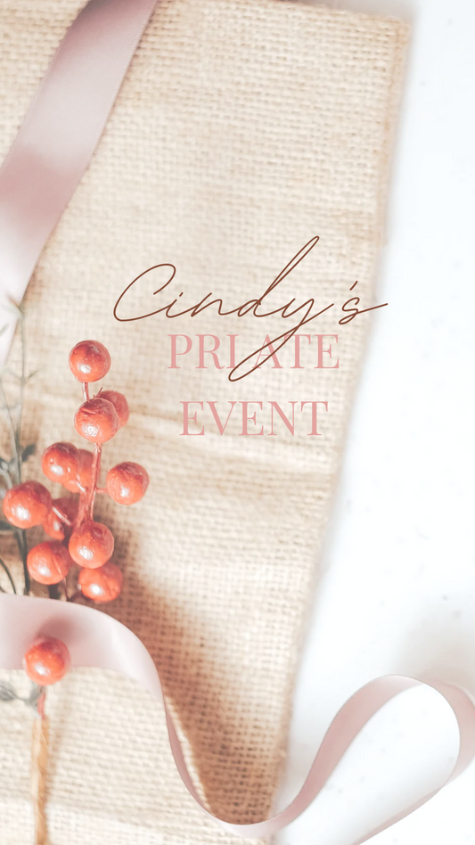 11/22/2024 (6:00P - 8:00P) Cindy's party (PRIVATE EVENT)