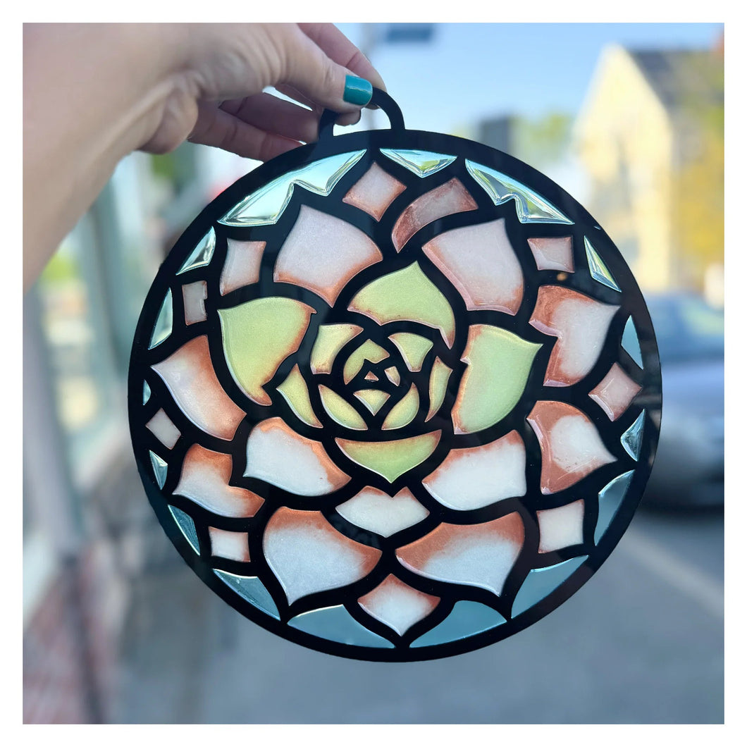 05/06/2026 (6:30 pm) Crushed Glass Resin Suncatchers