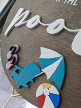 Custom Summer 3D Round Signs