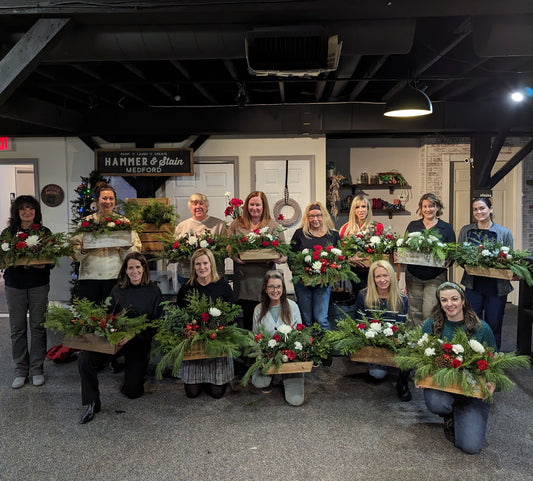 12/21/25 (1 PM) Fresh Holiday Centerpiece