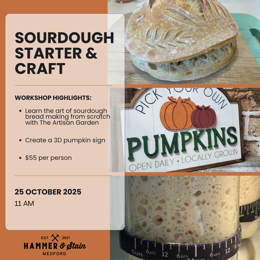 10/25/2025 (11 am) Sourdough Starter & Craft