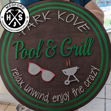 Custom Summer 3D Round Signs