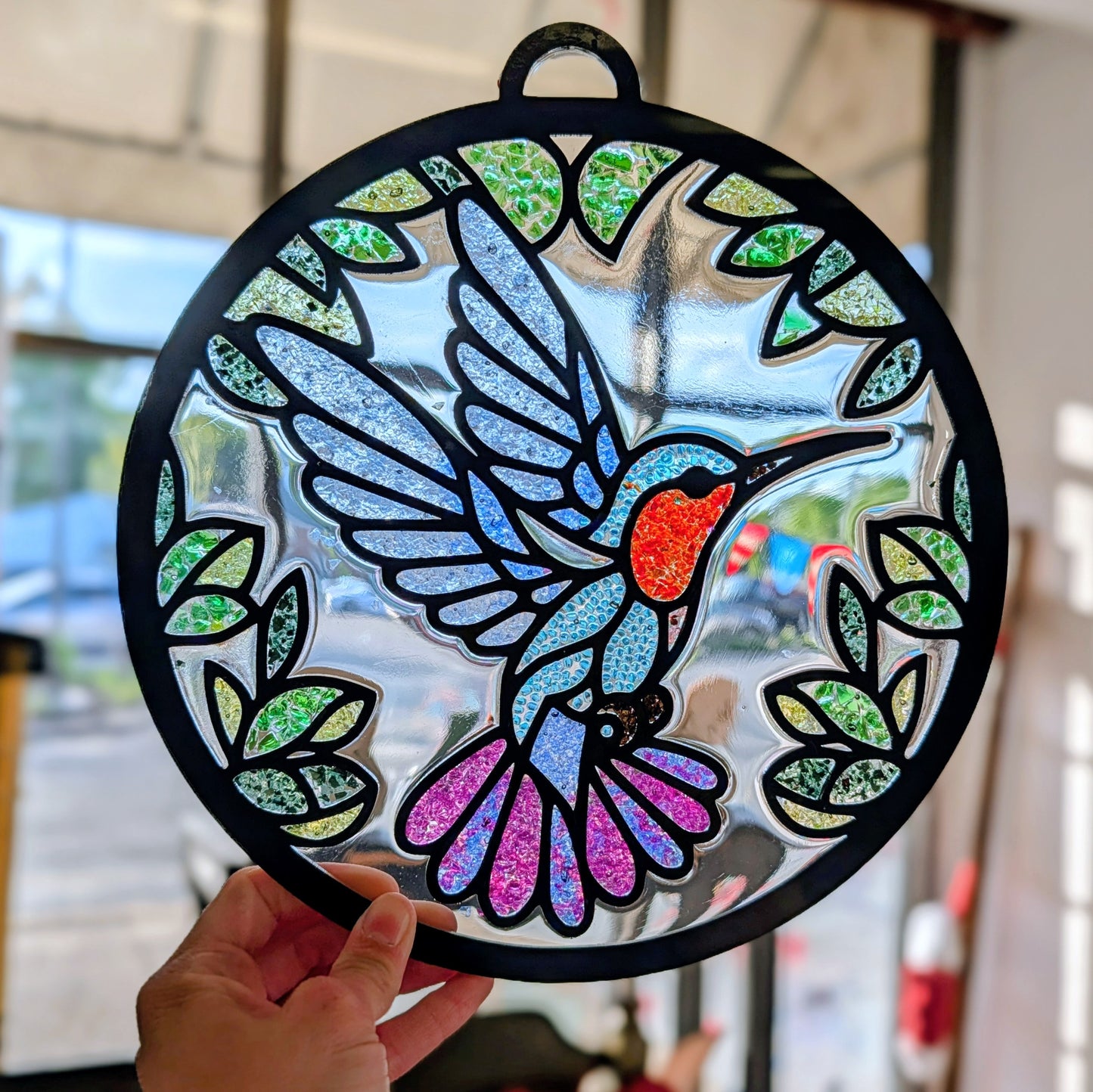 06/05/2026 (6:30 pm) Crushed Glass Resin Suncatchers
