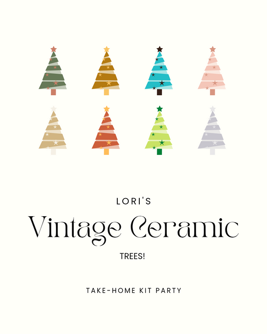 Lori's Vintage Ceramic Tree Workshop (Take-home kits)