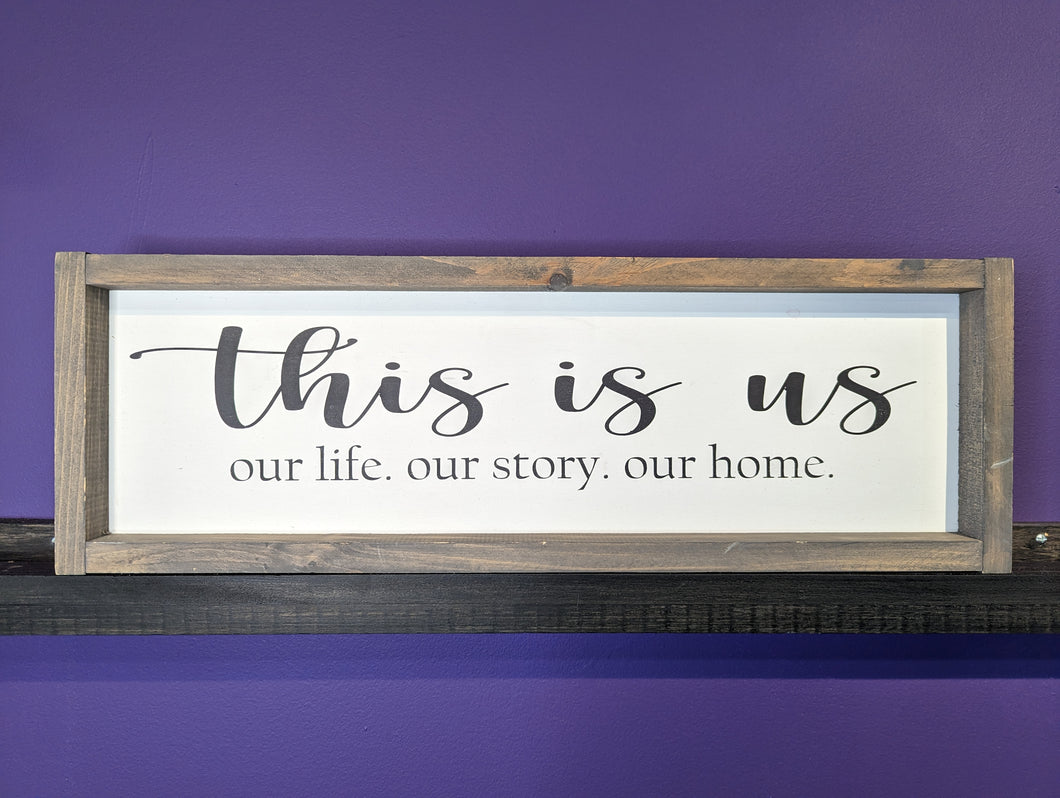This Is Us Framed Sign